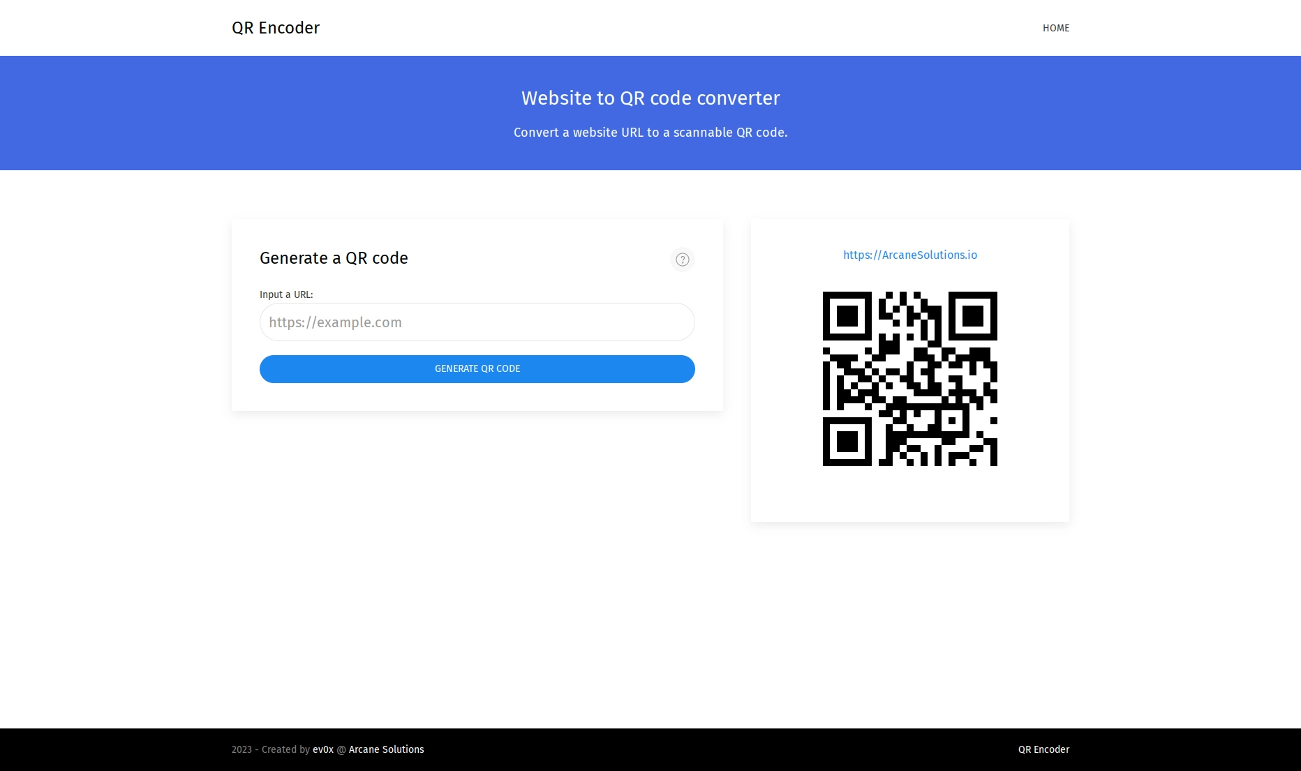 QR Encoder App