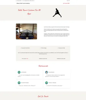 Albany Table Tennis Academy
